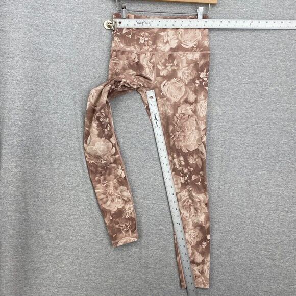 Athleta Legging Womens Extra Small Pink Elation Printed Floral Roses Activewear - Picture 13 of 16